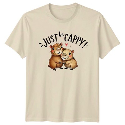 Just Be Cappy T-Shirt Capybara Tier Geburtstag Geschenk für Sie und Ihn