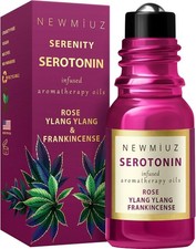 Chill Out Calming Roll On Essential Oil Blend Stress Relief Rose Ylang Ylang  F