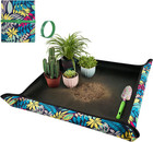 Repotting Mat for Plant Transplanting and Mess Control 29.5"X 29.5" Oxford Fabri