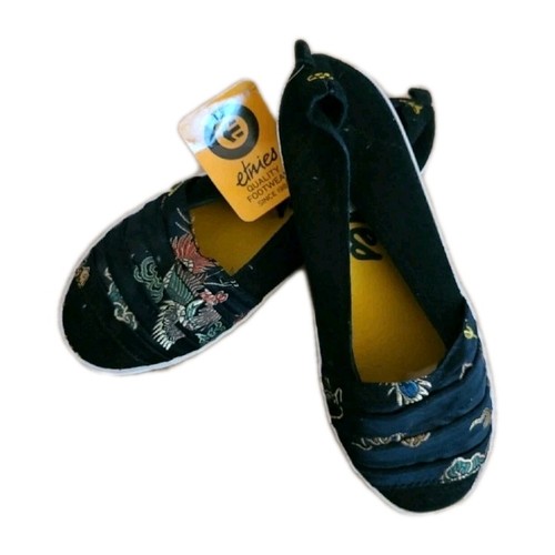 Scarpe da donna Etnies Crush nuove con etichette taglia US W4 EUR 34 ciabatte casual piatte raso nero - Foto 1 di 11