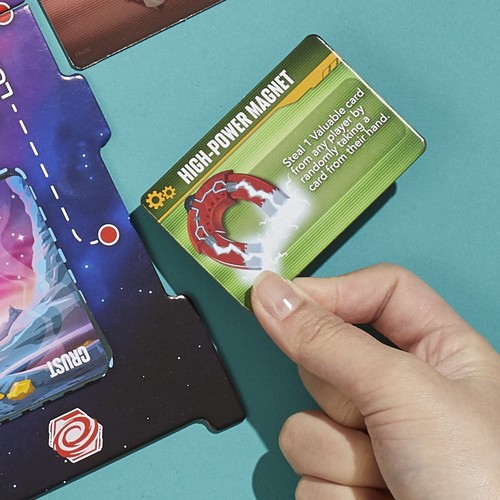 Hasbro Gaming Galaxy Goldmine Family Strategy Card Game for 10+, 2-6 Players - Picture 4 of 5