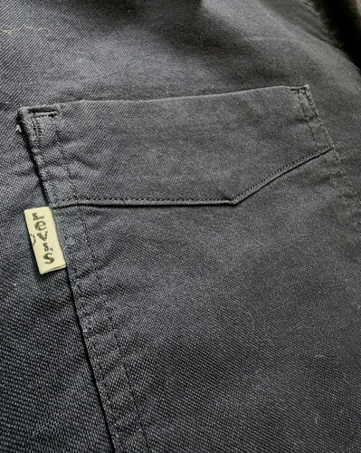 Levi's Shirt Men's XXL 2XL Button Down THERMADAPT Workwear Blue White Label NEW - Picture 4 of 11