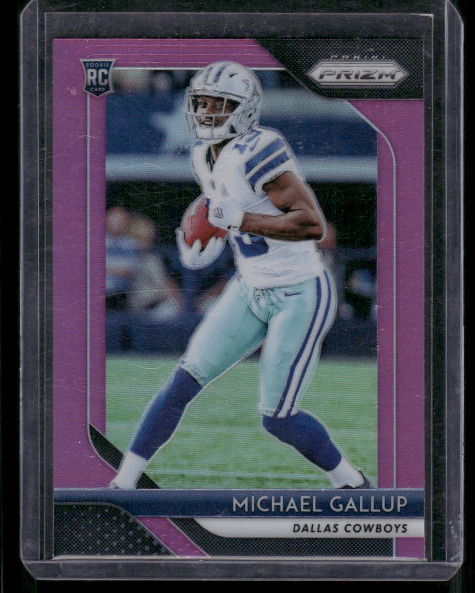 2018 Panini Prizm #226 Michael Gallup Prizm Pink