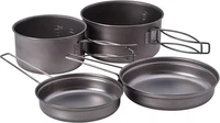 Snow Peak Multi Compact Cookset - Durable, Lightweight Stacking Pots & Pans