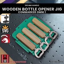 ComMarker Omni 1 Wooden Bottle Opener Jig | Laser Engraving Template