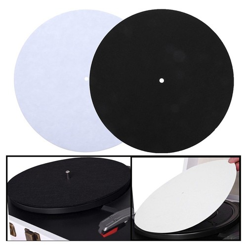 Plateau vinyle tapis feutre épaisseur 3 mm coussins et protège disques vinyles - Picture 6 of 19