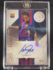 2025 Topps Auto 08/10  Garcia 125th Anniversary La Masia Barcelona Spain 9P