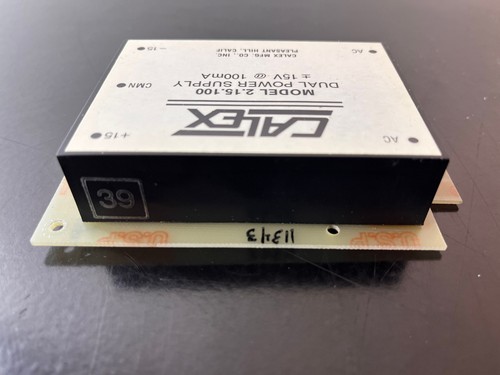 CALEX Model 2.15.100 Board Mountable Dual Output Power Supply +/-15vdc 100ma - Bild 4 von 7