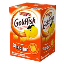 Krakersy złotych ryb Pepperidge Farm, Cheddar, rozmiar rodzinny, 1,64 kg (3,6 funta)
