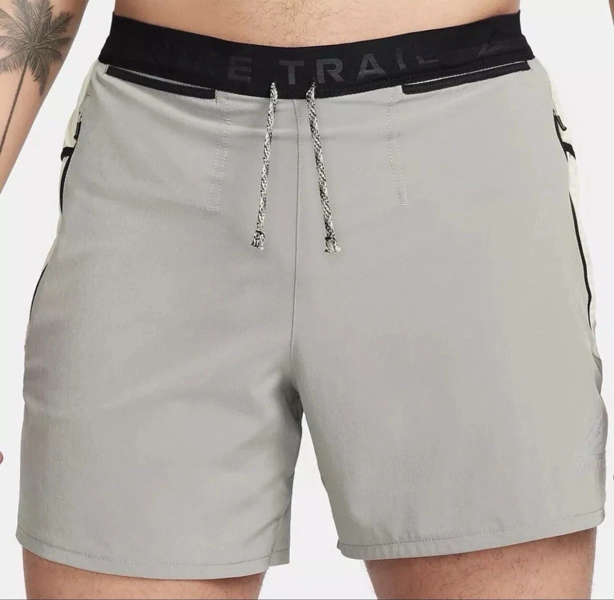 Nike Men XL Trail Second Sunrise 5" Running Shorts Dark Stucco Olive DV9311 053