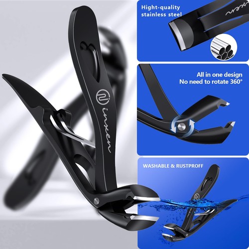 Toenail Clippers for Thick Nails for Seniors, Large German Toe Nail Clippers ... - Picture 5 of 7