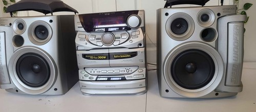 Kenwood XD-A8 Component 300W Total 3 CD Changer 2 Cassettes AM/FM Tested - Picture 3 of 9