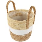 Seegraskorb Pflanzer Blumenkorbspeicher Pflanzenbehälter Handbäder Pflanzer