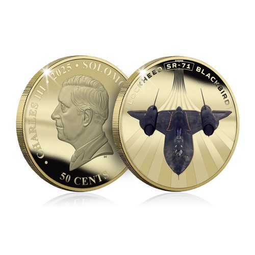 Lockheed SR-71 Blackbird Plane 60th Anniversary Gold Plated Box Set Edition 2025 - Picture 3 of 6