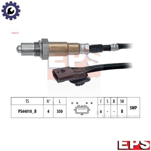 LAMBDA SENSOR 1.998.311 FOR RENAULT LAGUNA/II/Grandtour/Sport/Tourer ESPACE/IV - Picture 1 of 9