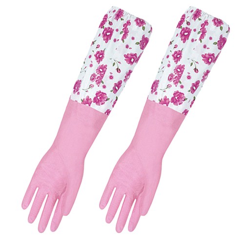 Thickened Dishwashing Gloves Work Reusable Cleaning Long for Dishes Kitchen - Bild 6 von 12