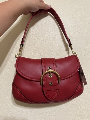 極美品 Coach Flap Soho Shoulder bag leather COACH Soho Regenerative Leather Shoulder Flap Bag | Dillard's