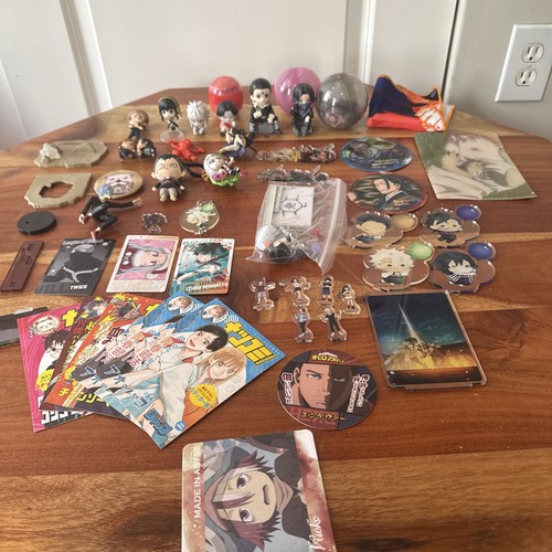 Large Anime Gashapon Blind Box Lot - My Hero Academia, Jujutsu Kaisen, Hunter x