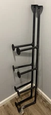 Industrial Pipe Shelving - 4 Tiers