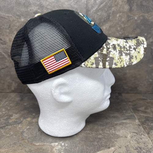 New Era Carolina Panthers NFL SALUTE TO SERVICE Hat Cap ON FIELD Camo 9Forty NWT - Picture 3 of 11