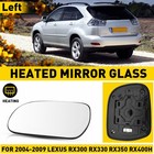 New Power Heated Left Mirror Glass For 04-2009 Lexus RX300 RX330 RX350 RX400H X