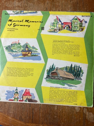 Musical Memories Of Germany Vol. III LP Telefunken BLE14177-P VG - Picture 6 of 6