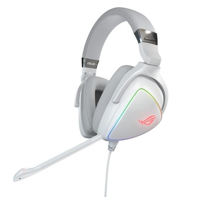ASUS ROG Delta White Edition USB-C Gaming Headset (PC, PS4, Smartphones, Nintend
