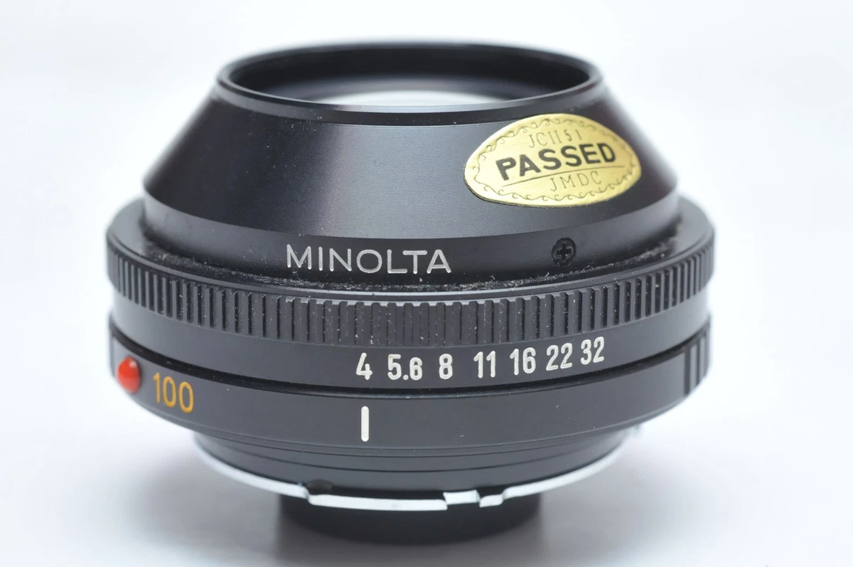 Minolta f/4 Camera Lenses 100mm Focal for sale - eBay