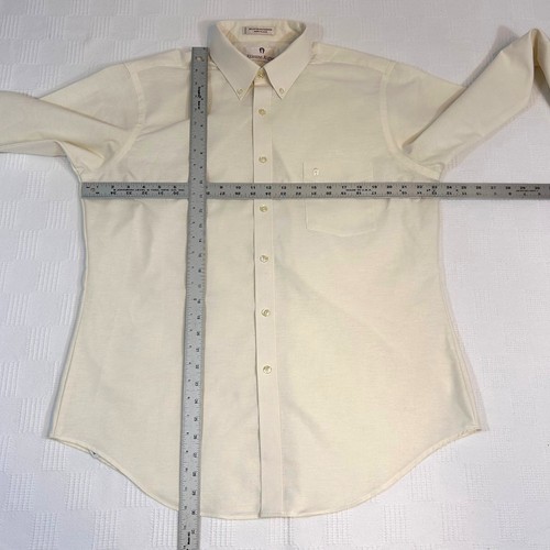 Etienne Aigner Herren Hemd 16,5 34/35 Button Down Oxford Tuch Creme - Bild 11 von 11