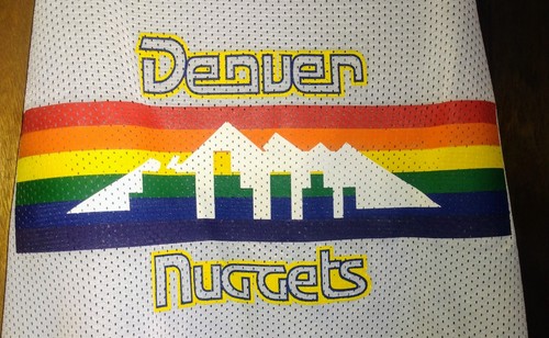 Denver NBA Nuggets Reversible Mitchell & Ness Hardwood Classics Trikot UNBENUTZT!! - Bild 2 von 7
