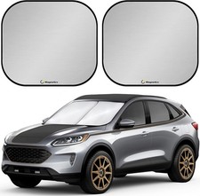 Windshield Sun Shade - Reflective Fabric Blocks Sun Large