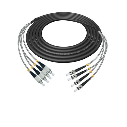 1M~20M 4 Strand MM OM3 7mm Fiber Optic Outdoor Cable with FC/SC/ST/LC Connector - Picture 7 of 15