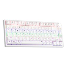 Newmen GM326 75 Percent Mechanical Keyboard,Wired Mini Backlit Hot... Fast Ship