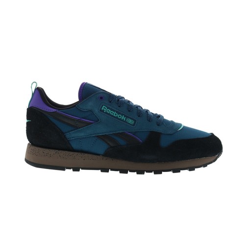 Reebok Classic Leather Mens Blue Suede Lace Up Lifestyle Sneakers Shoes - Bild 2 von 8