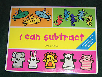 I CAN SUBTRACT - FLIP CARD FUN WITH SUBTRACTING GAME BY ANNA NILSEN - 2000