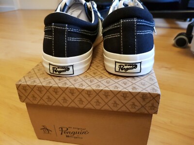 Baskets Penguin Millo Snr Neuves - Taille 41 EU/7 UK - Noir Canvas