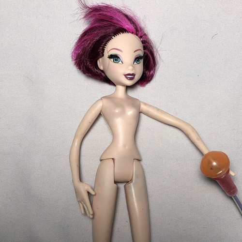 RARE Mattel Winx Club Singsational Magic Tecna Doll, Stage & Boots Working 2005 - Afbeelding 3 van 12