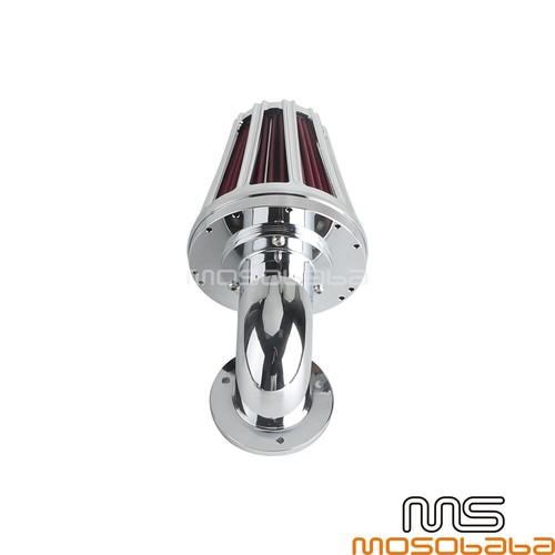 Chrome Air System Filter Cleaner Intake Kit For Harley Softail	Standard FXST 107 - Picture 7 of 11
