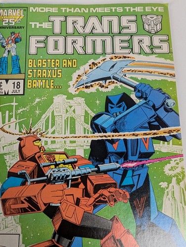 1987 Marvel Comics Transformers #18 schöne Form Comic Buch - Bild 7 von 11