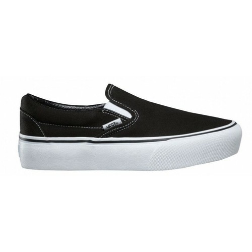 Vans Platform Classic bianco Scarpette Nero Ua Slip on vnqxxFd8