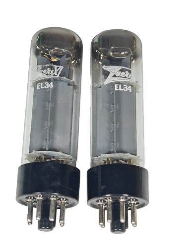 PAR EMPAREJADO EL34 RFT / 6CA7 PROBADO CON ROETEST V10 POR CURVAS / NUEVO EN CAJA /2 piezas - Imagen 6 de 13