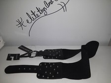 RAMPAGE Black Classic Modern Fashion Belt Womens Sz S/M NEW,nice bin413