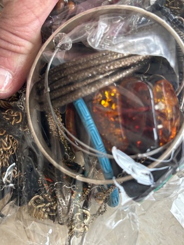 Mixed Craft/Scrap Jewelry Lot 2lbs 7oz For Repurpose/Upcycling - Picture 6 of 11