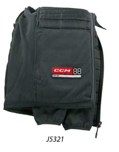 CCM Hockey Team Quilted Jacket Grey Size Senior/Adult-J5321 - Picture 5 of 6