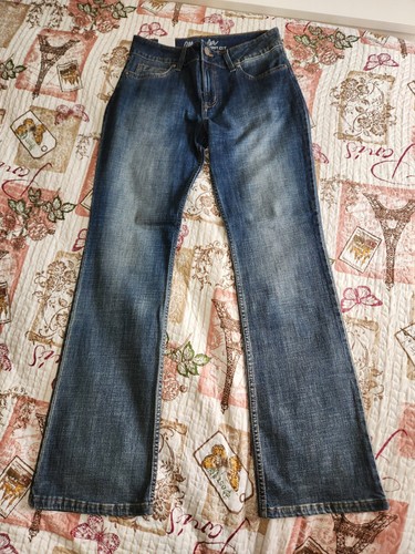 Wrangler Women's Boot Cut Blue Jeans Pants Stretch Pockets Size 9 × 34