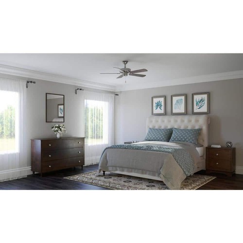 Progress Lighting Ceiling Fans W/out Lights 42" Classic Indoor Flush Mount Brown - Picture 2 of 11
