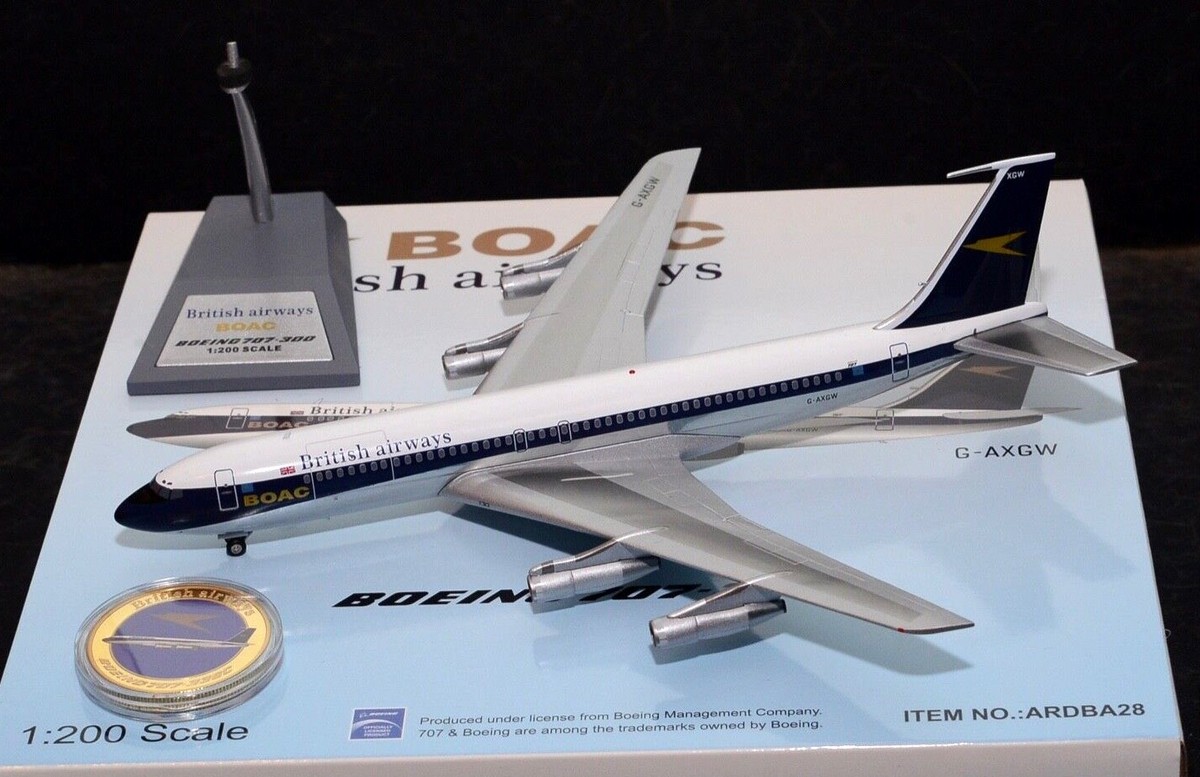 Inflight 200 BOAC British Overseas AIrways B707-300 G-AXGW
