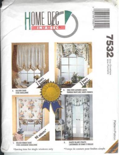 OOP McCalls tende trattamento finestre topper modello valances a scelta - Foto 9 di 14