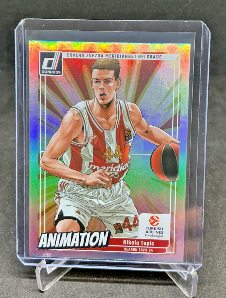 2024/25 Donruss Basketball Euroleague Animation NIKOLA TOPIC