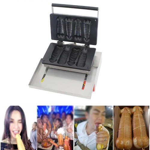 Electric Penis Waffle Maker penis bubble waffle stick maker Penis shape Waffle - Picture 4 of 6